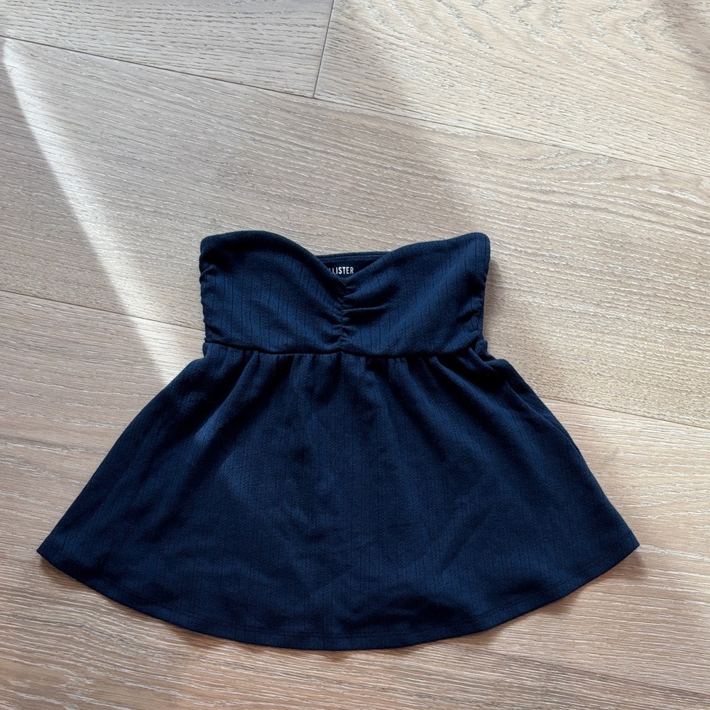 Hollister Black Strapless Top